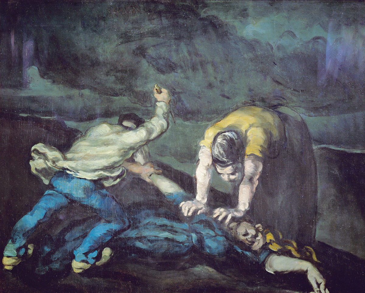 The Murder, by Paul Cézanne, 1868. Walker Art Gallery, Liverpool, England. 