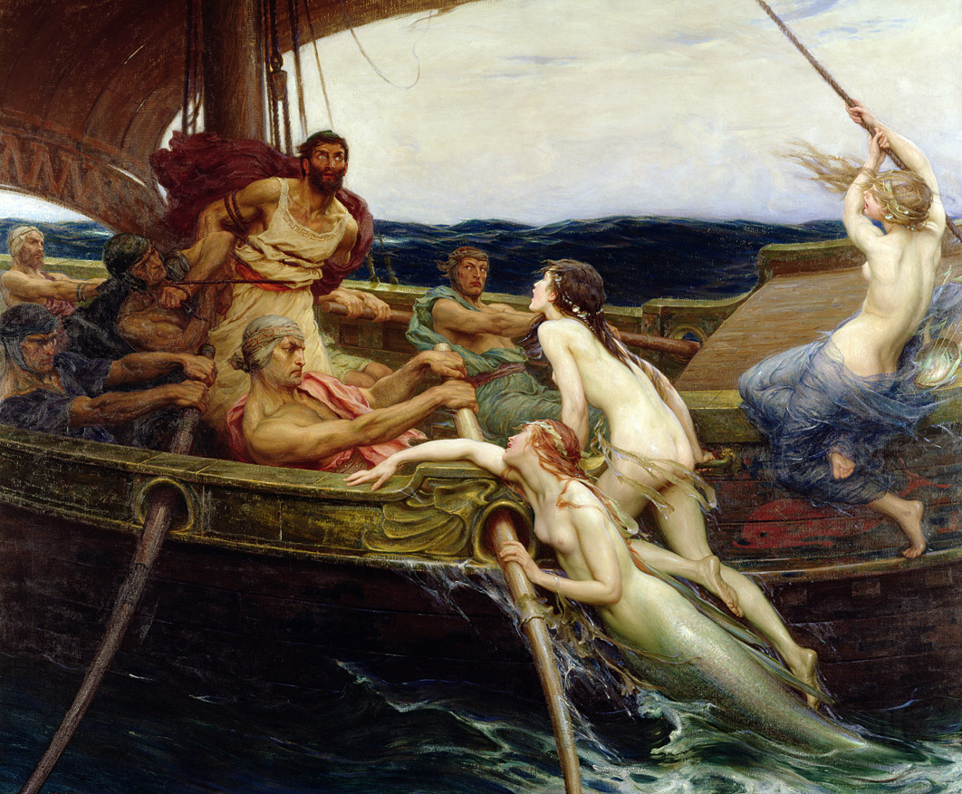 Ulysses and the Sirens, by Herbert James Draper, 1909.