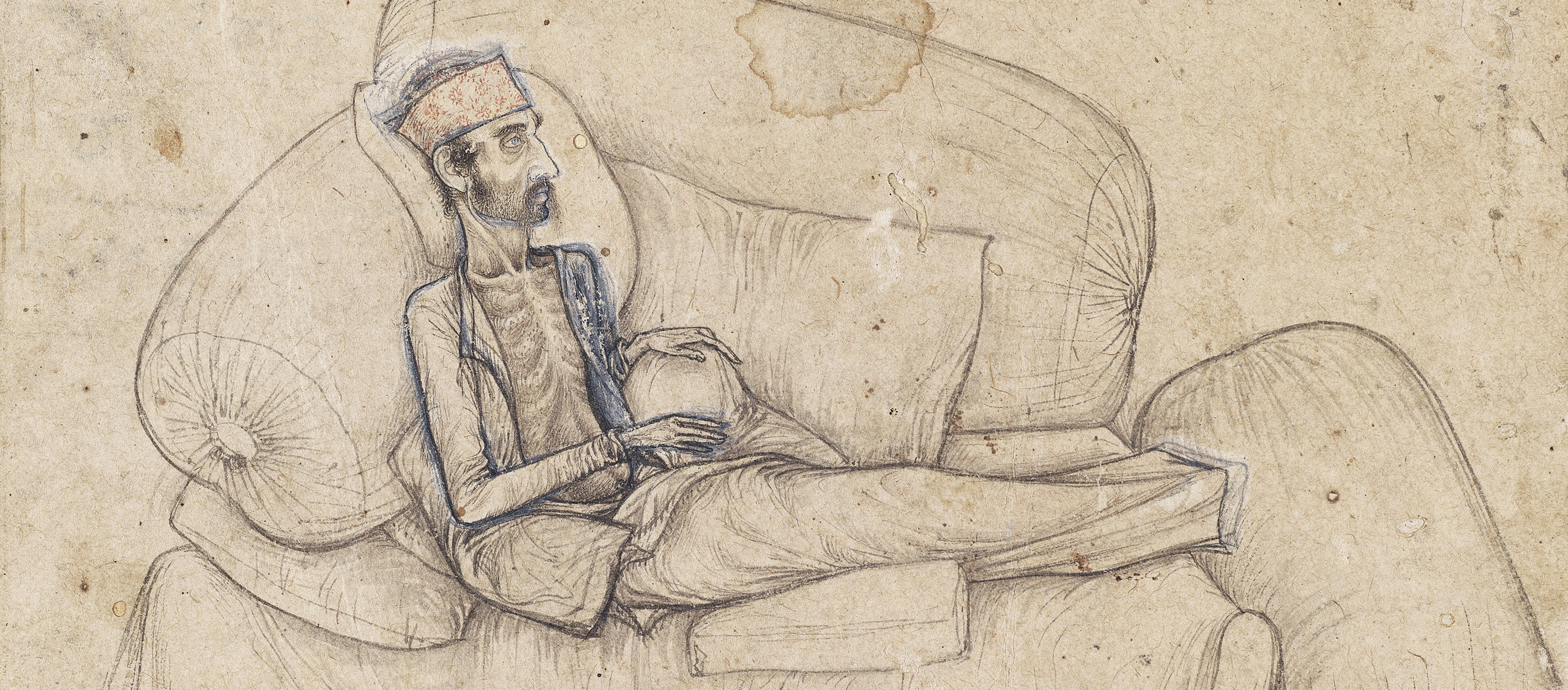 Dying Inayat Khan, attributed to Balchand, c. 1618