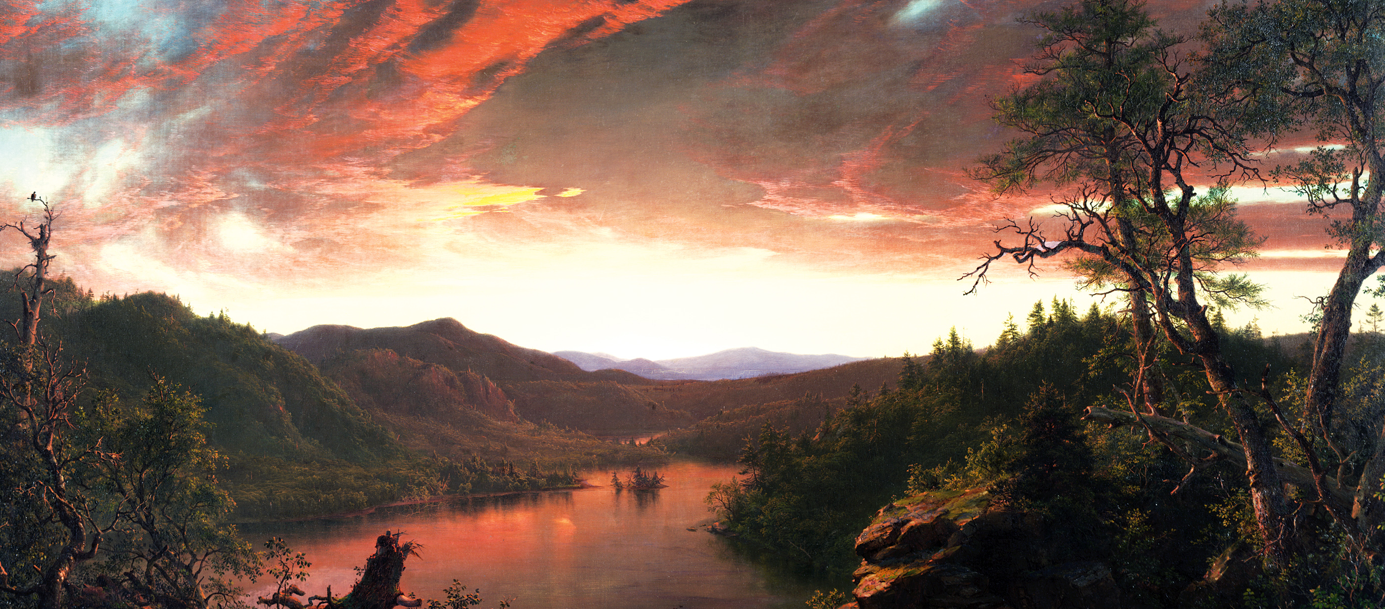 Twilight in the Wilderness, by Frederic Edwin Church, 1860. Cleveland Museum of Art, Cleveland, Ohio