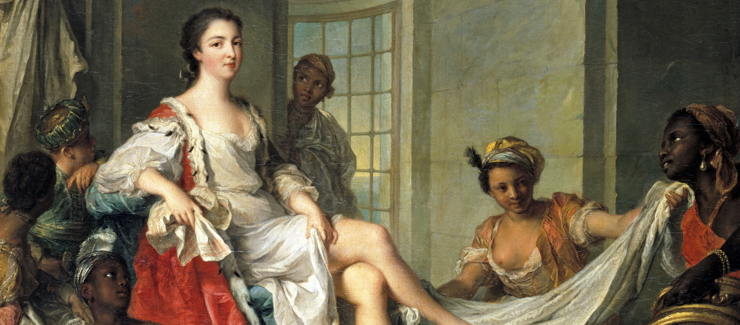 Mademoiselle de Clermont as a Sultana, by Jean-Marc Nattier, 1733. Wallace Collection, London.