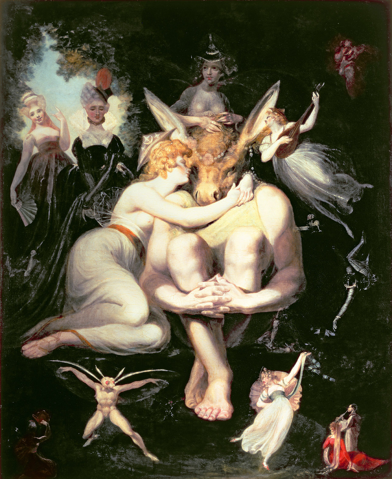 Titania Awakes, Surrounded by Attendant Fairies, by Henry Fuseli, c. 1793. 