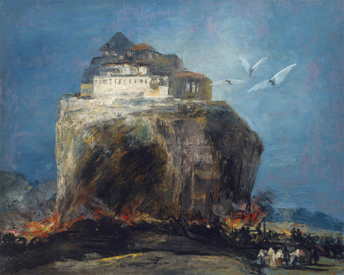 A City on a Rock, in the style of Goya, 19th century. The Metropolitan Museum of Art, H. O. Havemeyer Collection, Bequest of Mrs. H. O. Havemeyer, 1929.