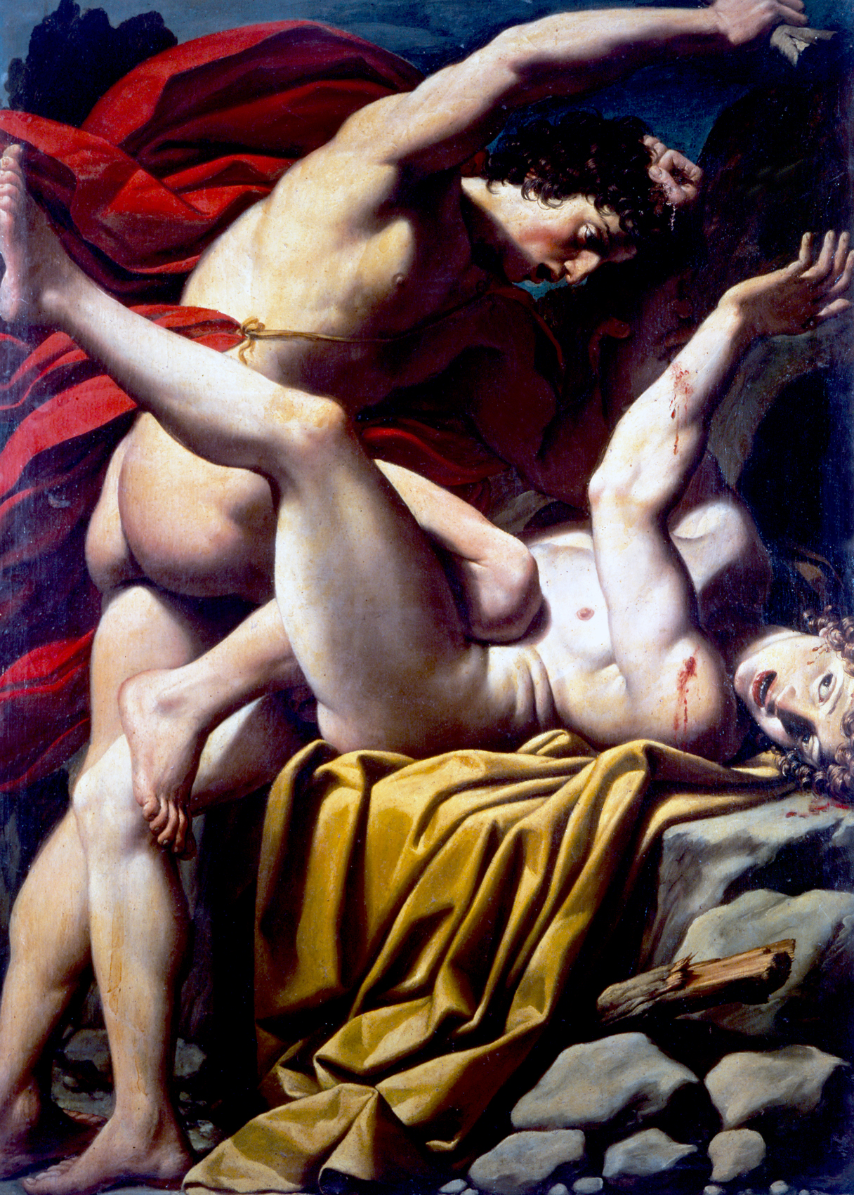 Cain Slaying Abel, by Leonello Spada, c. 1610.