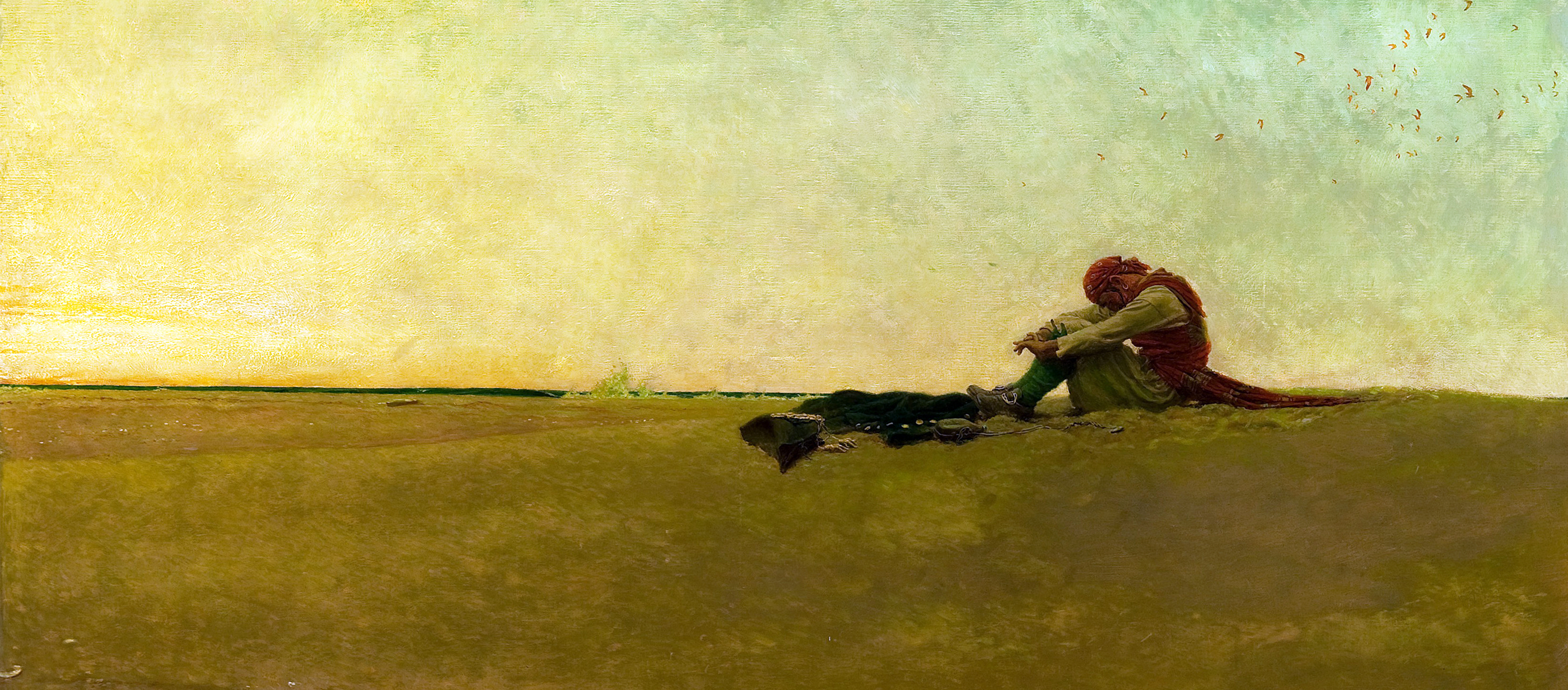 Marooned, by Howard Pyle, 1909.