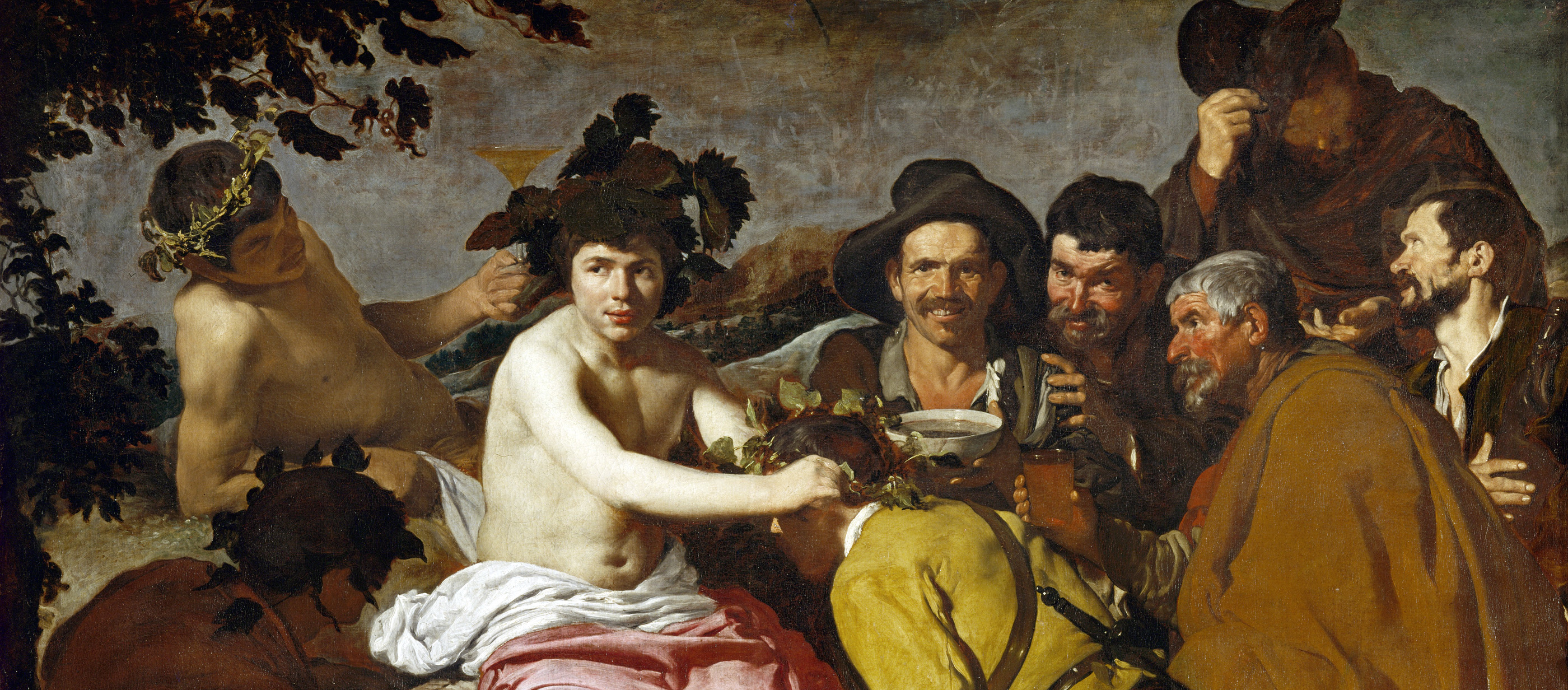 The Triumph of Bacchus (The Drinkers), by Diego Velàzquez, 1628. 