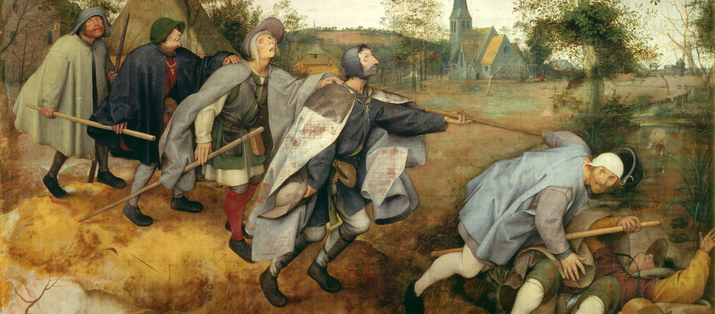 The Parable of the Blind, by Pieter Bruegel the Elder, 1568. National Museum of Capodimonte, Naples, Italy.