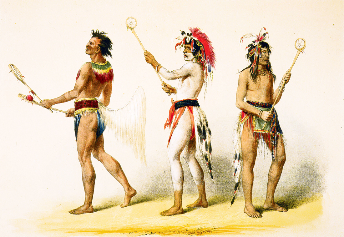 Ball Players, by George Catlin, c. 1841. Smithsonian American Art Museum, Washington, D.C.