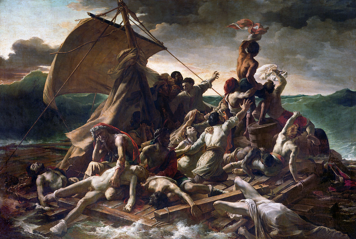 The Raft of the Medusa, by Théodore Géricault, 1819.