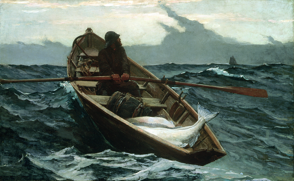 The Fog Warning, by Winslow Homer, 1885.