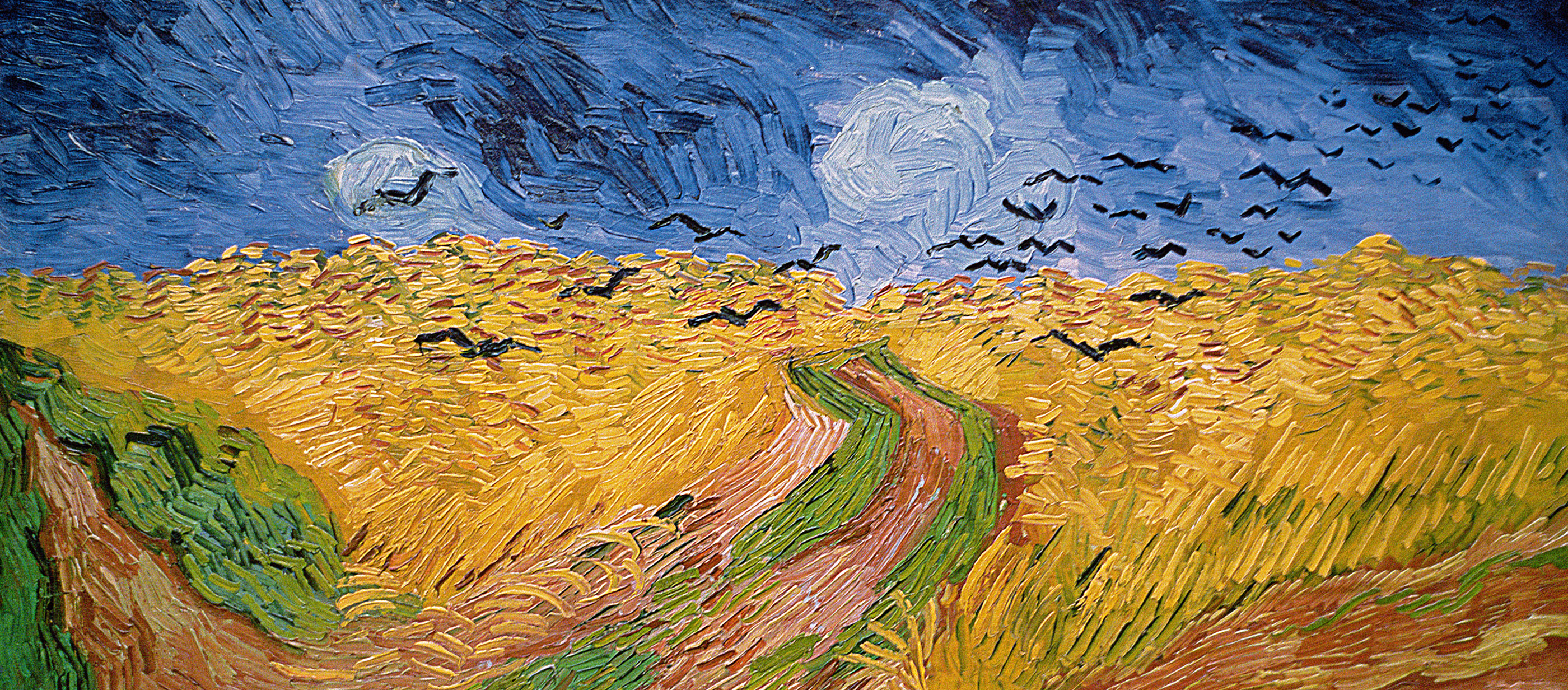 Wheatfield with Crows, by Vincent van Gogh, 1890