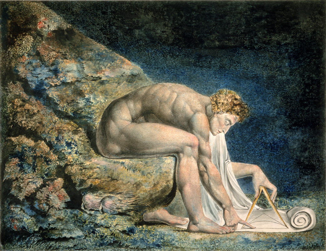Newton, by William Blake, c. 1805. Tate Britain, London.