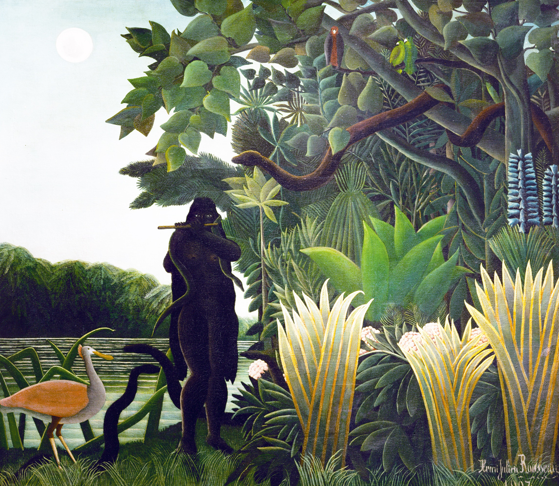 The Snake Charmer, by Henri Rousseau, 1907. Musée d'Orsay, Paris, France. 