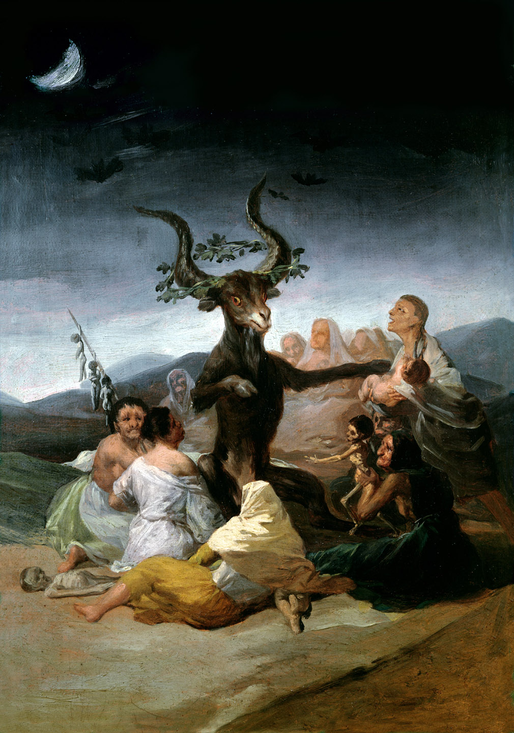 The Witches’ Sabbath, by Francisco de Goya, c. 1799. Museum of Lázaro Galdiano, Madrid.