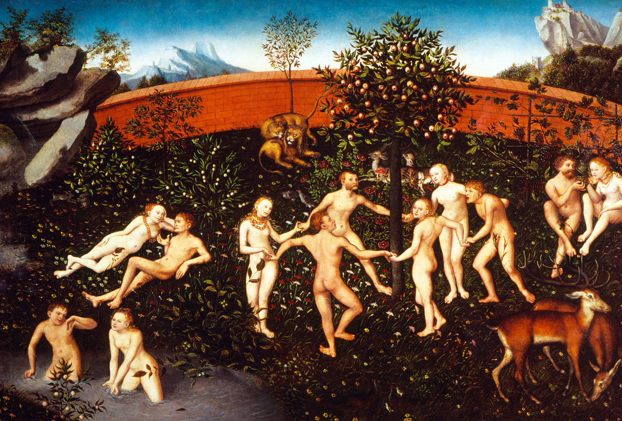 The Golden Age, by Lucas Cranach the Elder, c. 1530. National Museum of Art, Architecture and Design, Oslo, Norway. 