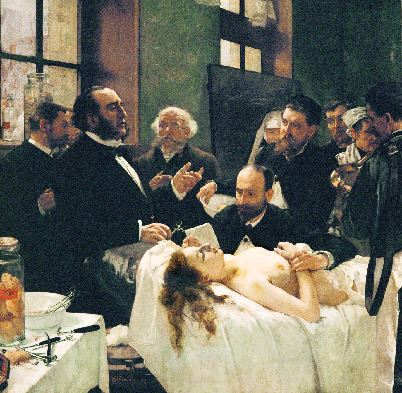 Before the Operation, by Henri Gervex, 1887. Musée d'Orsay, Paris, France. 