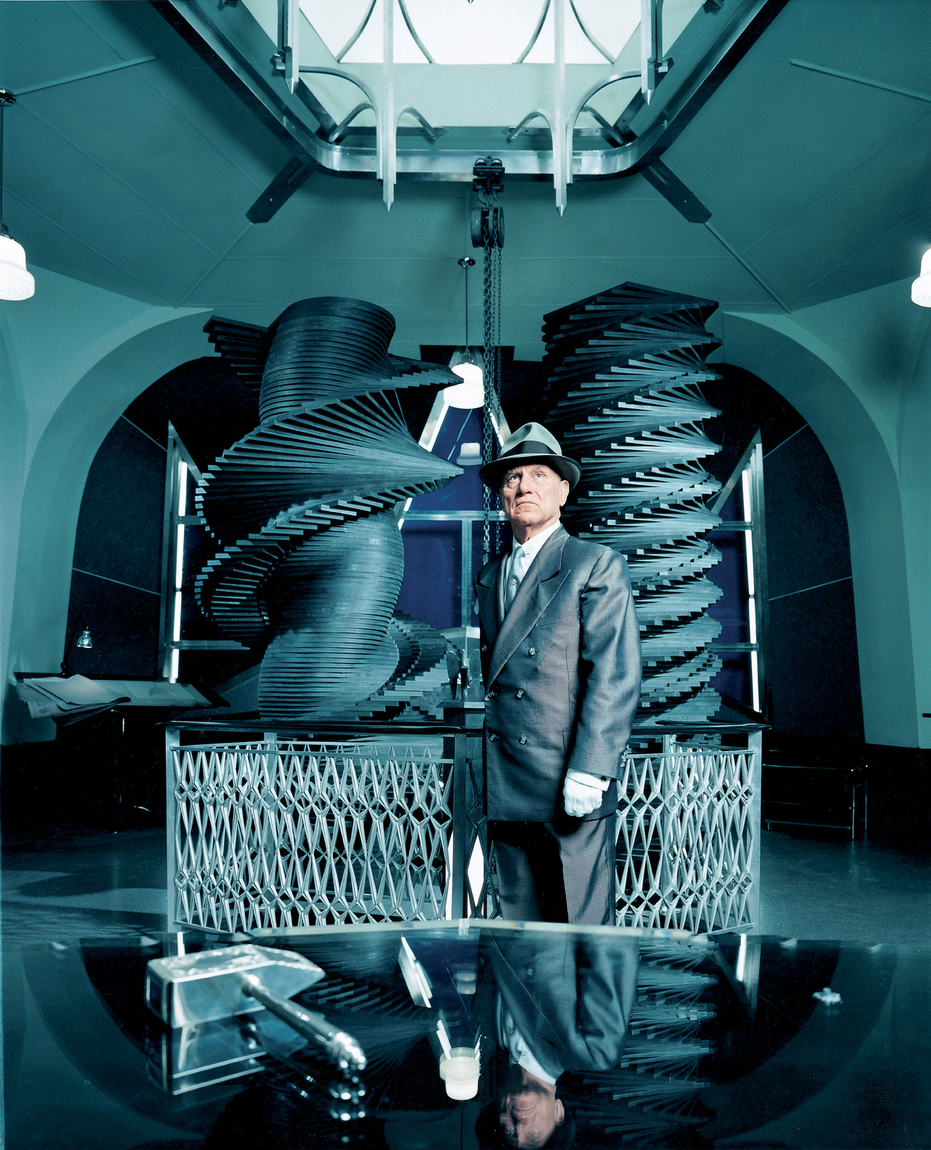 Richard Serra as Hiram Abiff in CREMASTER 3, by Matthew Barney, 2002. Photograph by Chris Winget. © 2002 Matthew Barney, courtesy Gladstone Gallery, New York and Brussels.