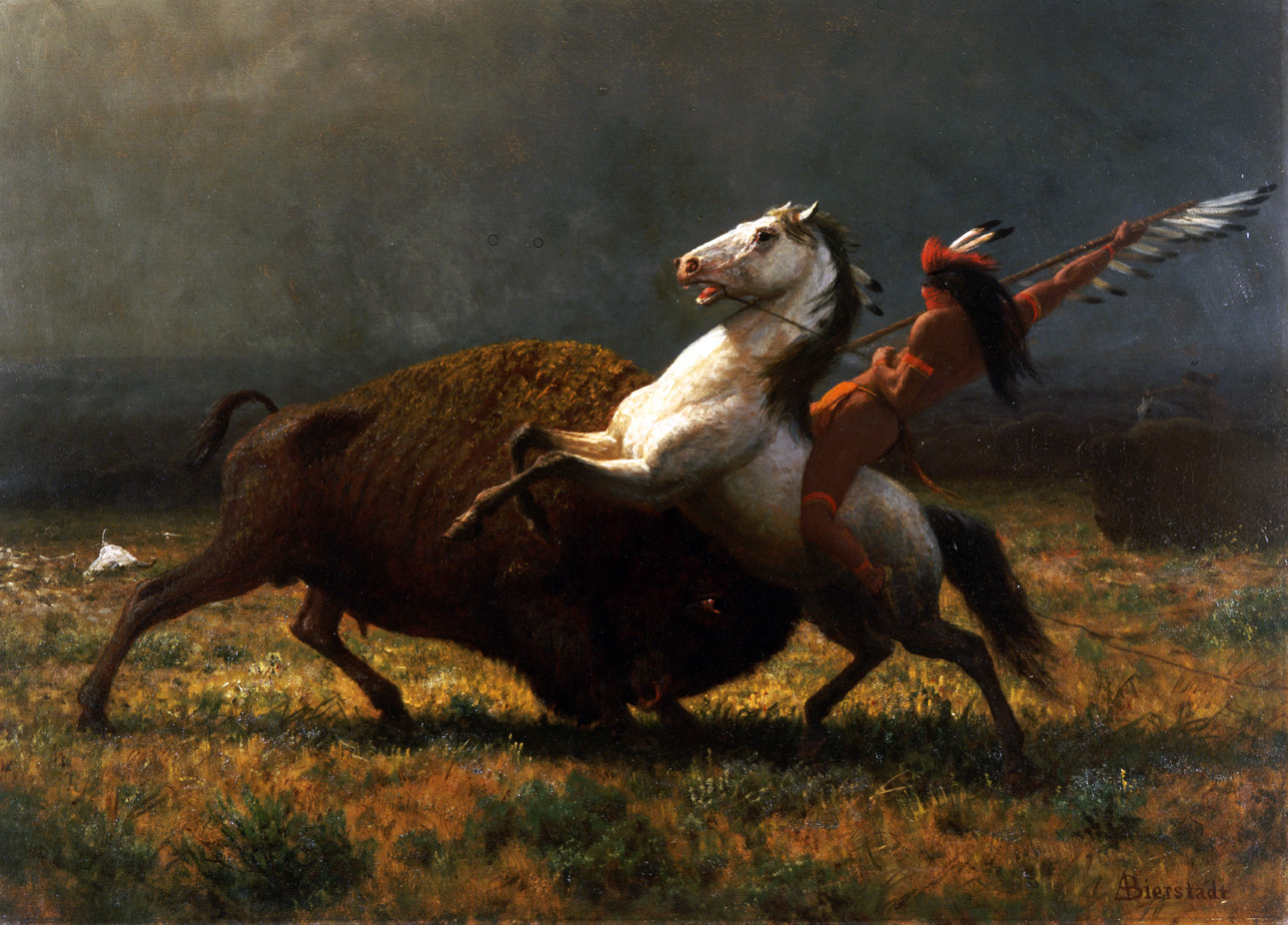 The Last of the Buffalo, by Albert Bierstadt, 1888.