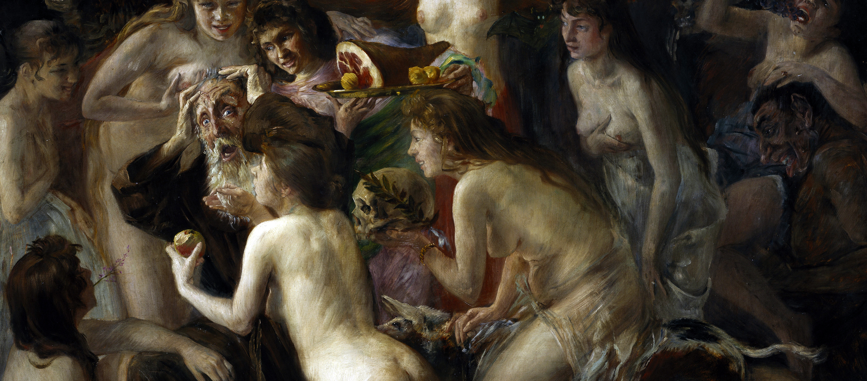 Temptation of St. Anthony, by Lovis Corinth, 1897.