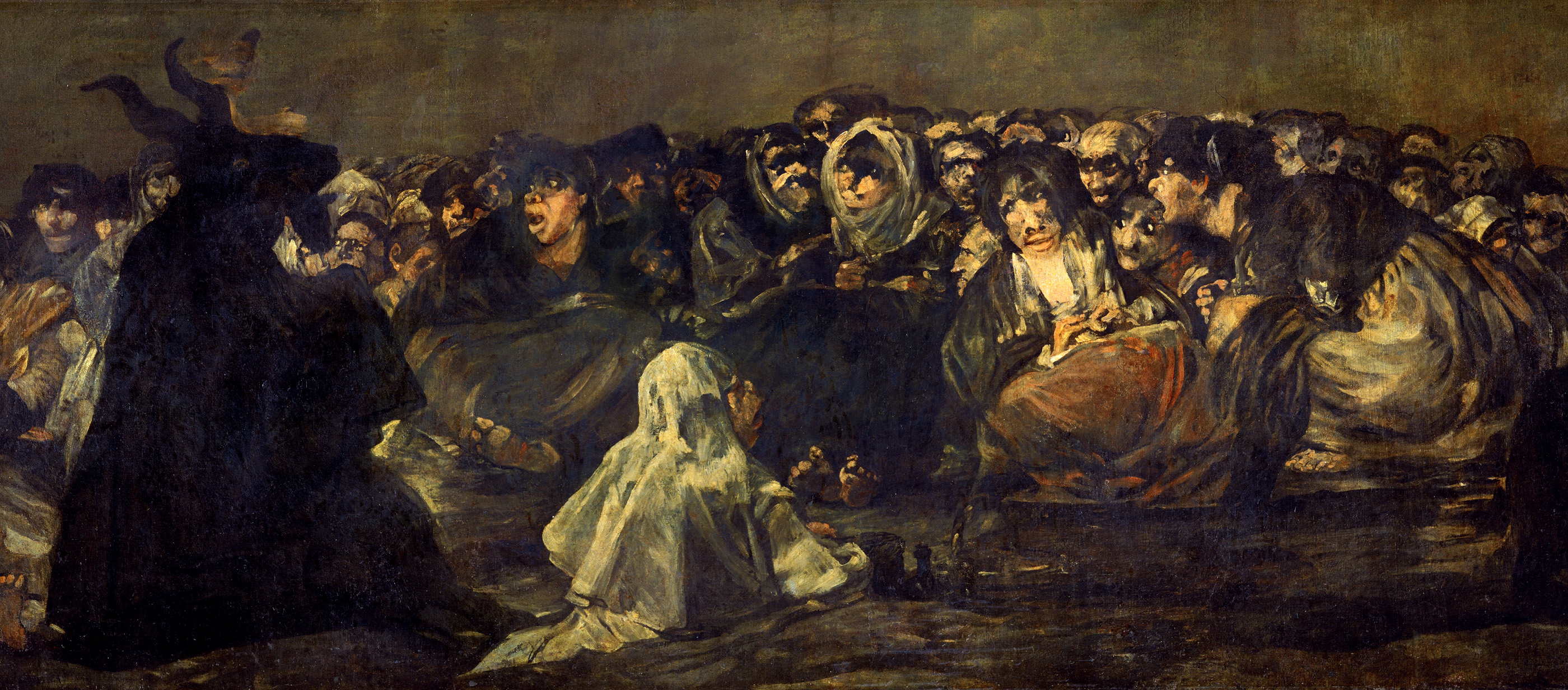 Witches’ Sabbath (Aquelarre), by Francisco de Goya y Lucientes, c. 1820–23. Prado Museum, Madrid, Spain. 