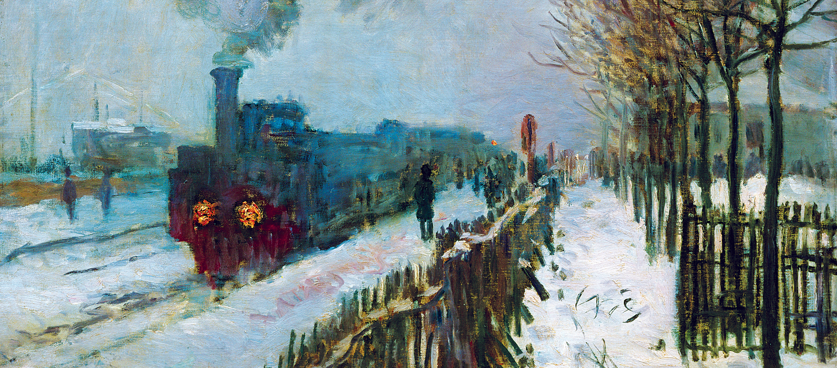 Train in the Snow, by Claude Monet, 1875. Musée Marmottan Monet, Paris, France. 