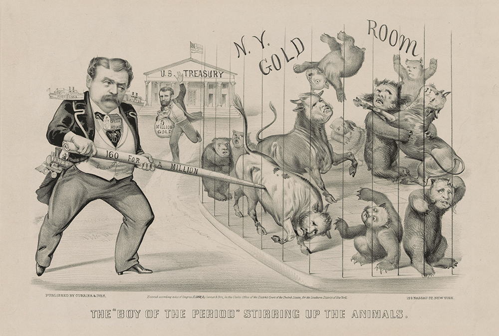 The “Boy of the Period” Stirring Up the Animals, by Currier & Ives, 1869. 152 © F&A Archive / Art Resource, NY.