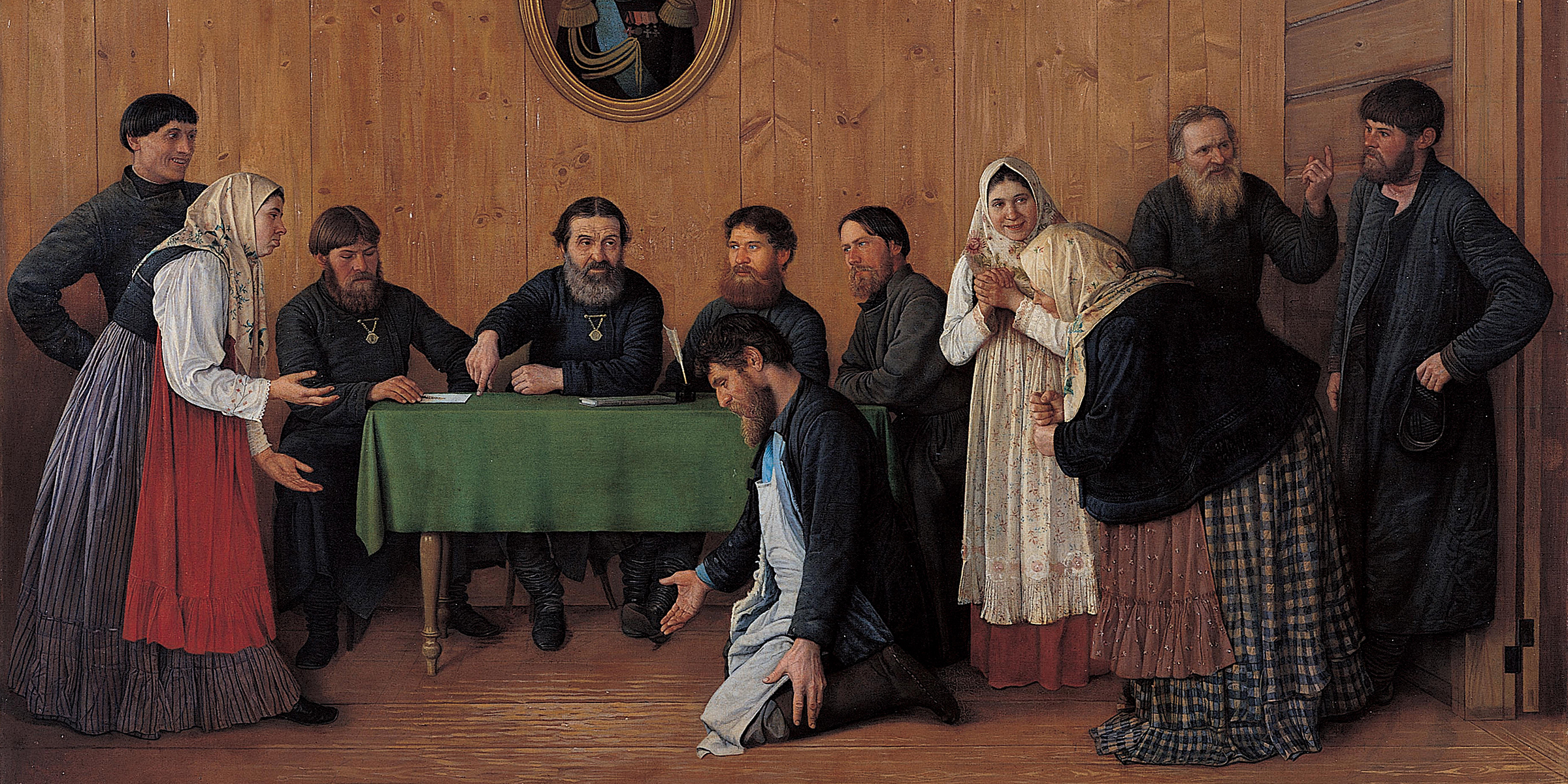 The Reconciliation (detail), by Andrei Antipovich Rumyantsev, 1898. © HIP / Art Resource, NY. The Reconciliation (detail), by Andrei Antipovich Rumyantsev, 1898. © HIP / Art Resource, NY.