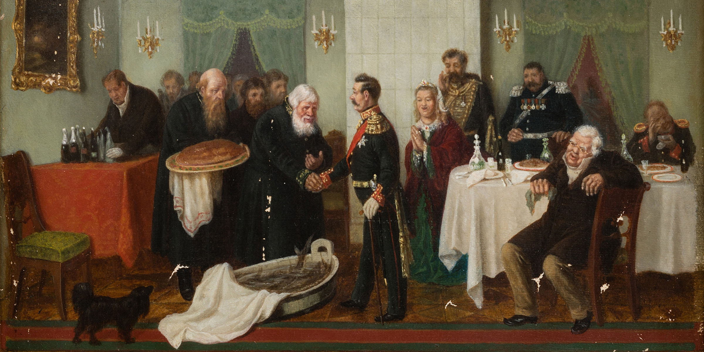 Welcoming the Official (detail), by Leonid Solomatkin, 1867. © HIP / Art Resource, NY.