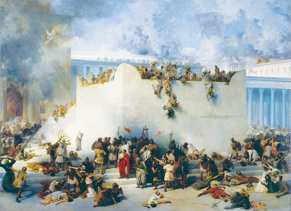 The Destruction of the Temple of Jerusalem, by Francisco Hayez, 1867. © Cameraphoto Arte, Venice / Art Resource.