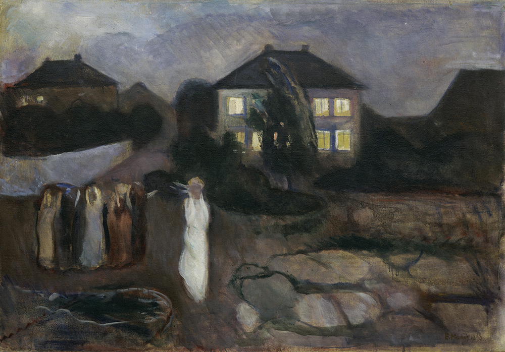 The Storm, by Edvard Munch, 1893. Digital image © The Museum of Modern Art / Licensed by SCALA / Art Resource, NY. The Storm, by Edvard Munch, 1893. Digital image © The Museum of Modern Art / Licensed by SCALA / Art Resource, NY.