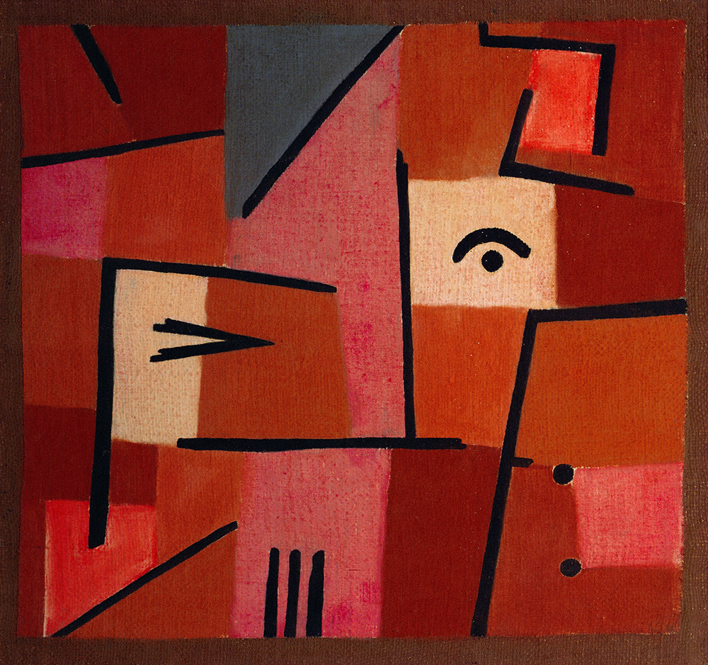 Beware of Red, by Paul Klee, 1940