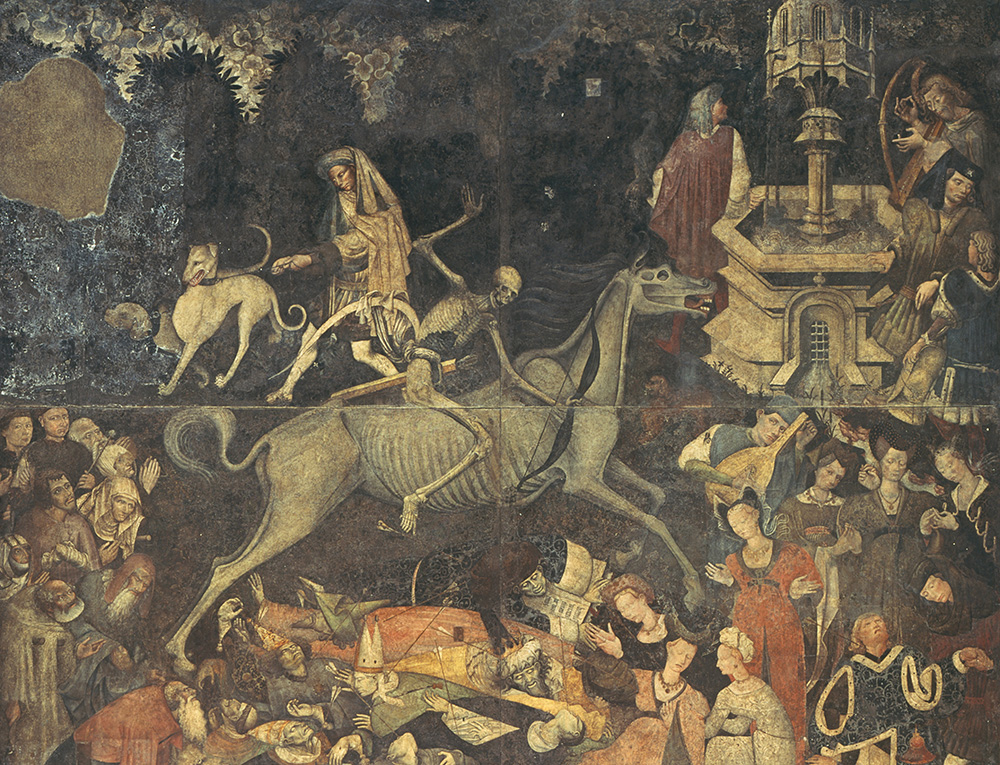 The Triumph of Death, fresco from the Palazzo Sclafani, Palermo, 1446
