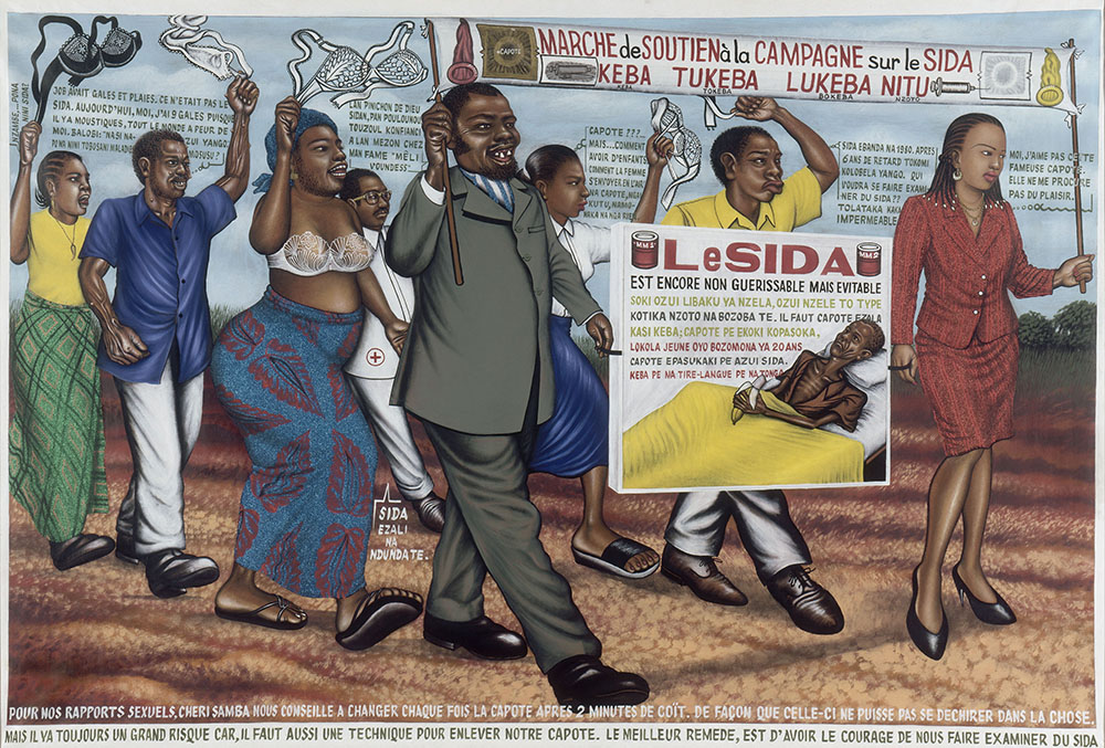 AIDS Will Be Curable in Only Ten or Twenty Years, by Chéri Samba, 1997