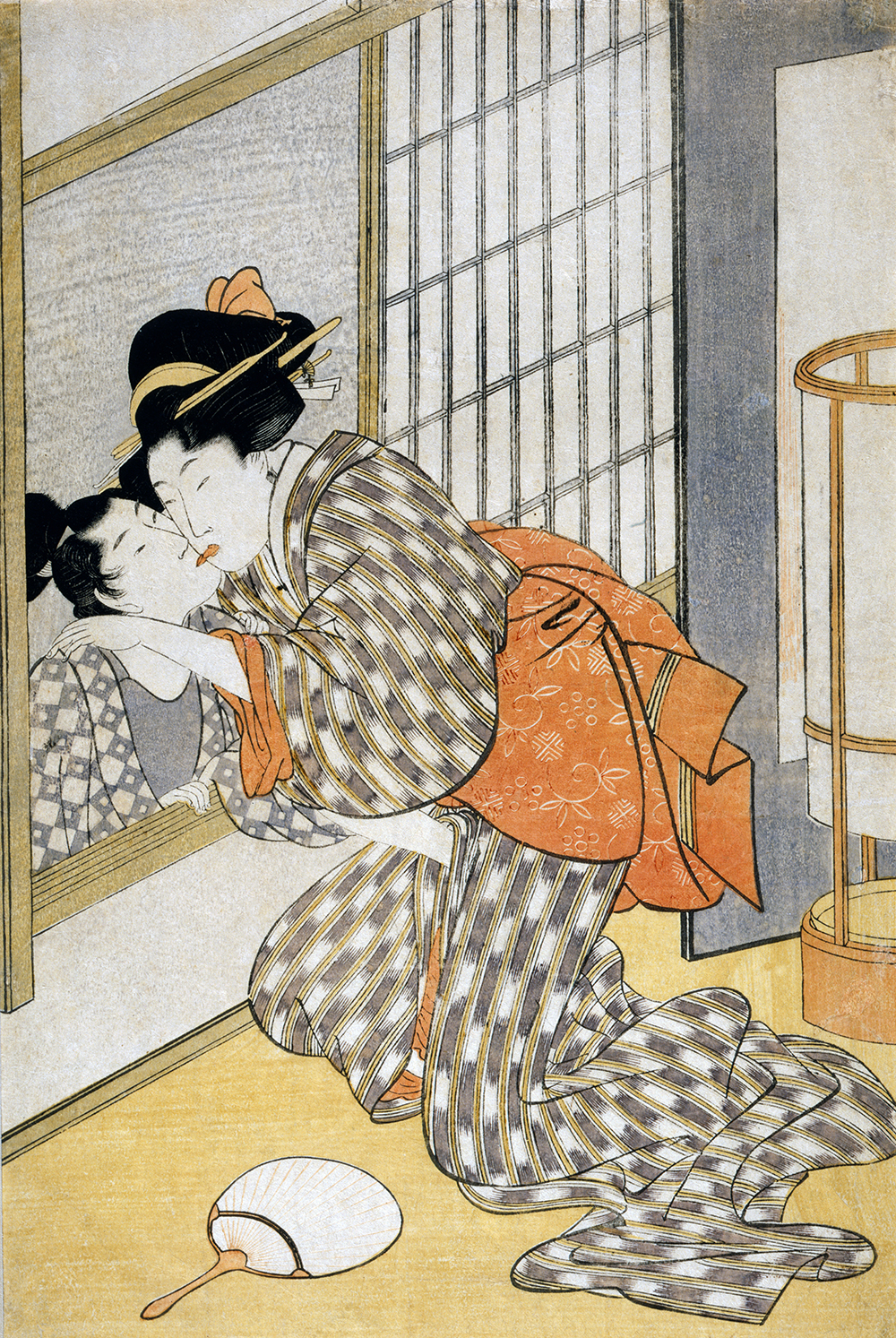 Secret Encounter, by Utamaro, c. 1800.