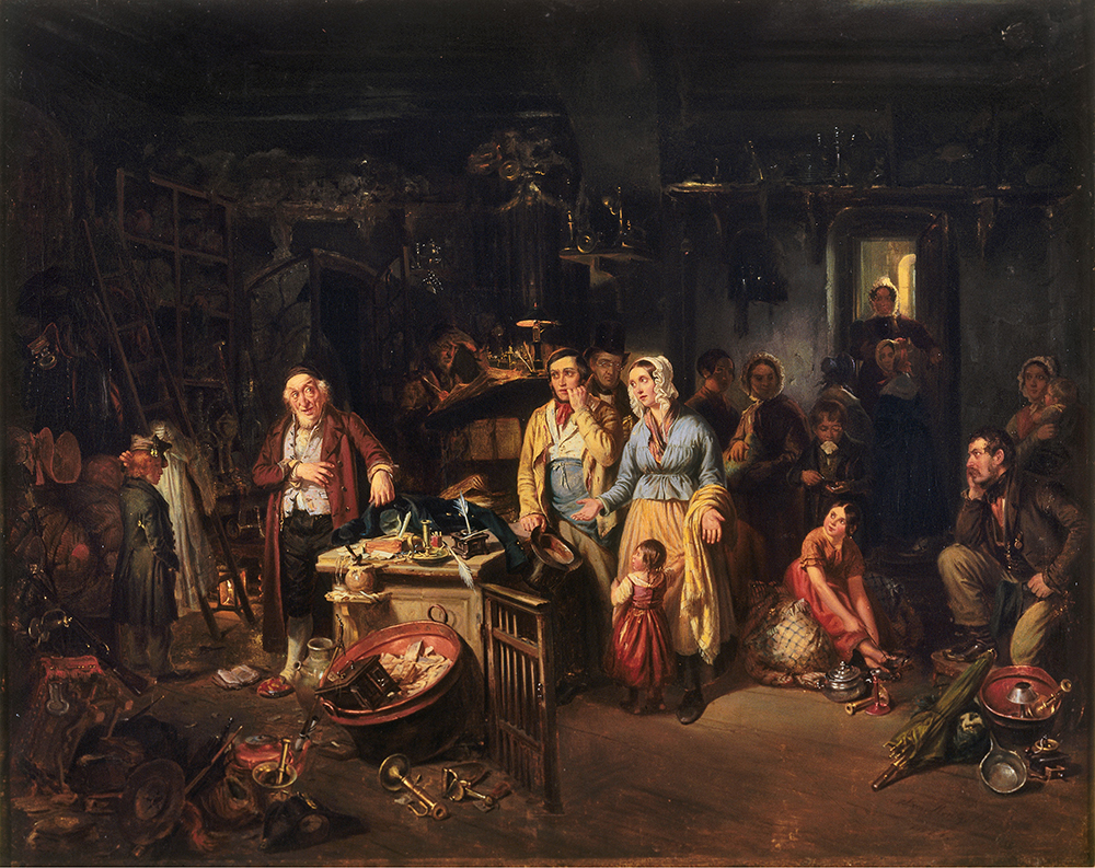 The Pawn Shop, by August von Rentzell, 1842. © bpk Bildagentur / Deutsches Historiches Museum, Berlin / Art Resource, NY.