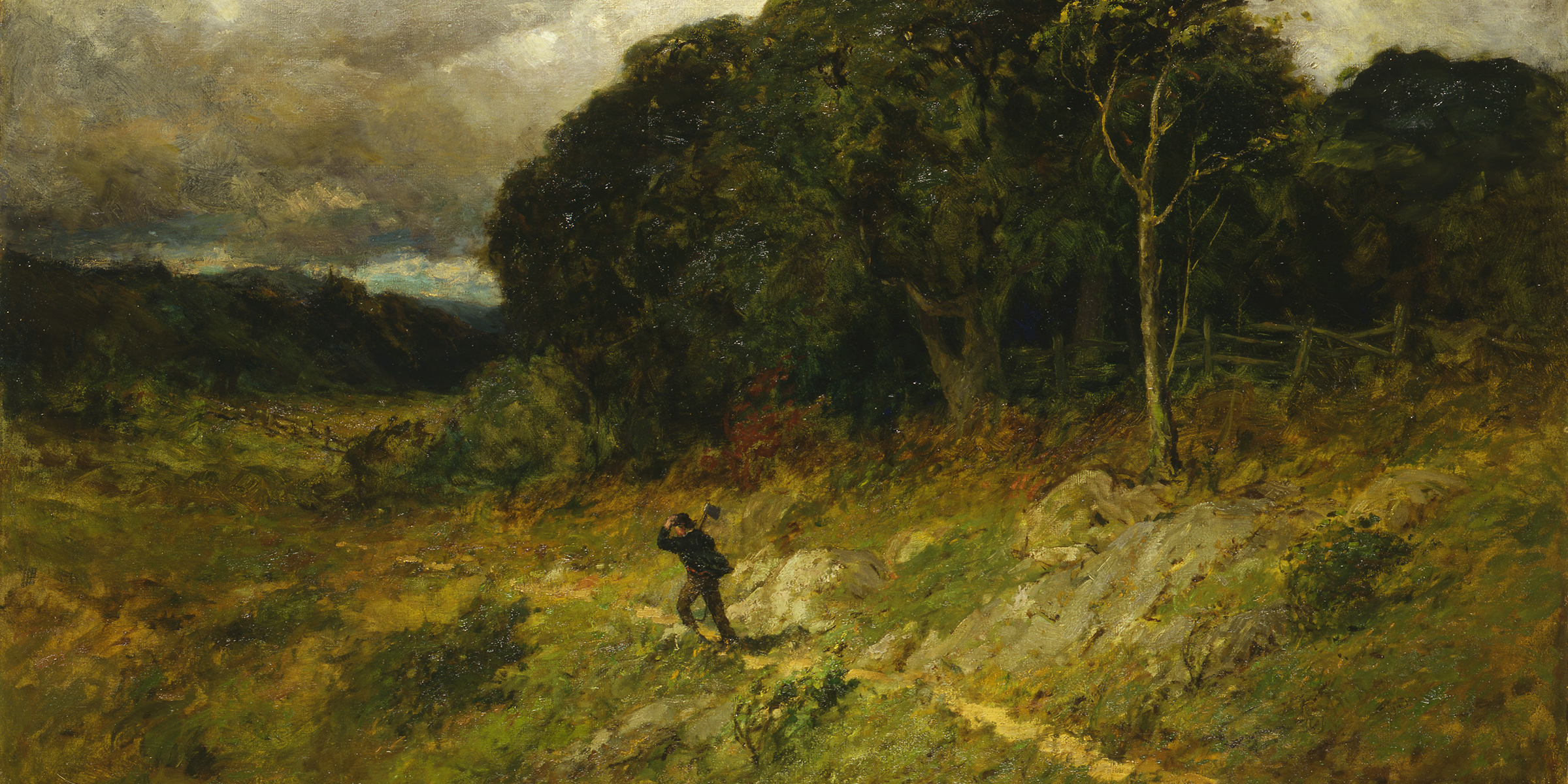 Approaching Storm (detail), by Edward Mitchell Bannister, 1886. © Smithsonian American Art Museum, Washington, DC / Art Resource, NY. Approaching Storm (detail), by Edward Mitchell Bannister, 1886. © Smithsonian American Art Museum, Washington, DC / Art Resource, NY.