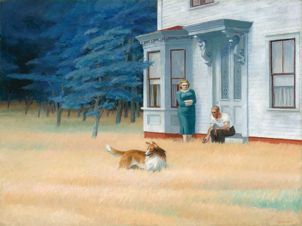 Cape Cod Evening, by Edward Hopper, 1939.