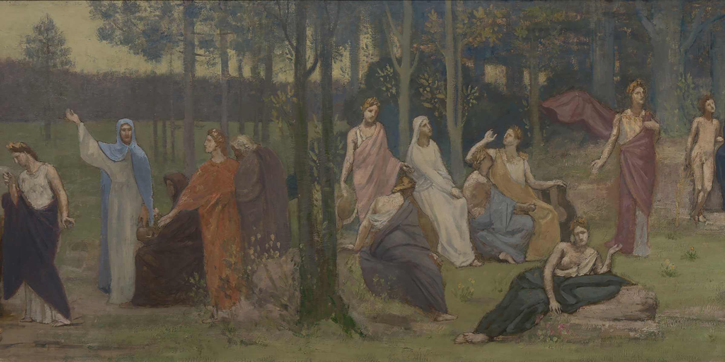 The Allegory of the Sorbonne (detail), by Pierre Puvis de Chavannes, 1889. The Metropolitan Museum of Art. The Allegory of the Sorbonne (detail), by Pierre Puvis de Chavannes, 1889.