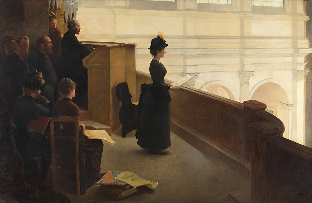 The Organ Rehearsal, by Henry Lerolle, 1885. The Metropolitan Museum of Art.