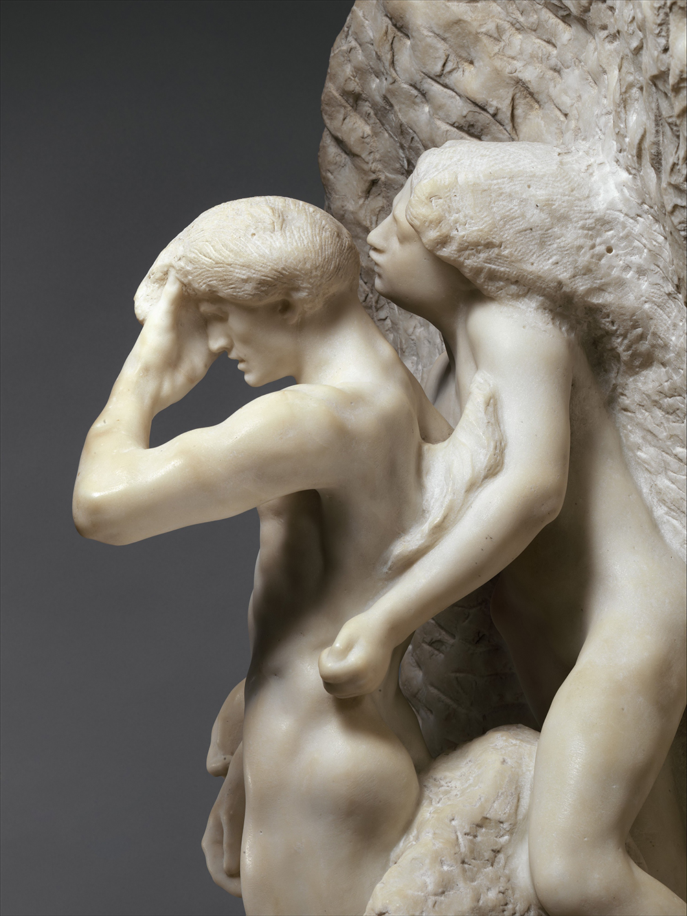 Orpheus and Eurydice (detail), by Augustus Rodin, The Metropolitan Museum of Art, Gift of Thomas F. Ryan, 1910.