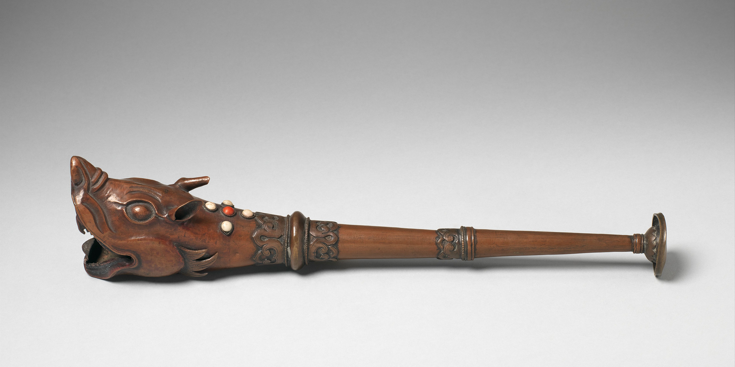 Leg-bone flute, Tibet, nineteenth century