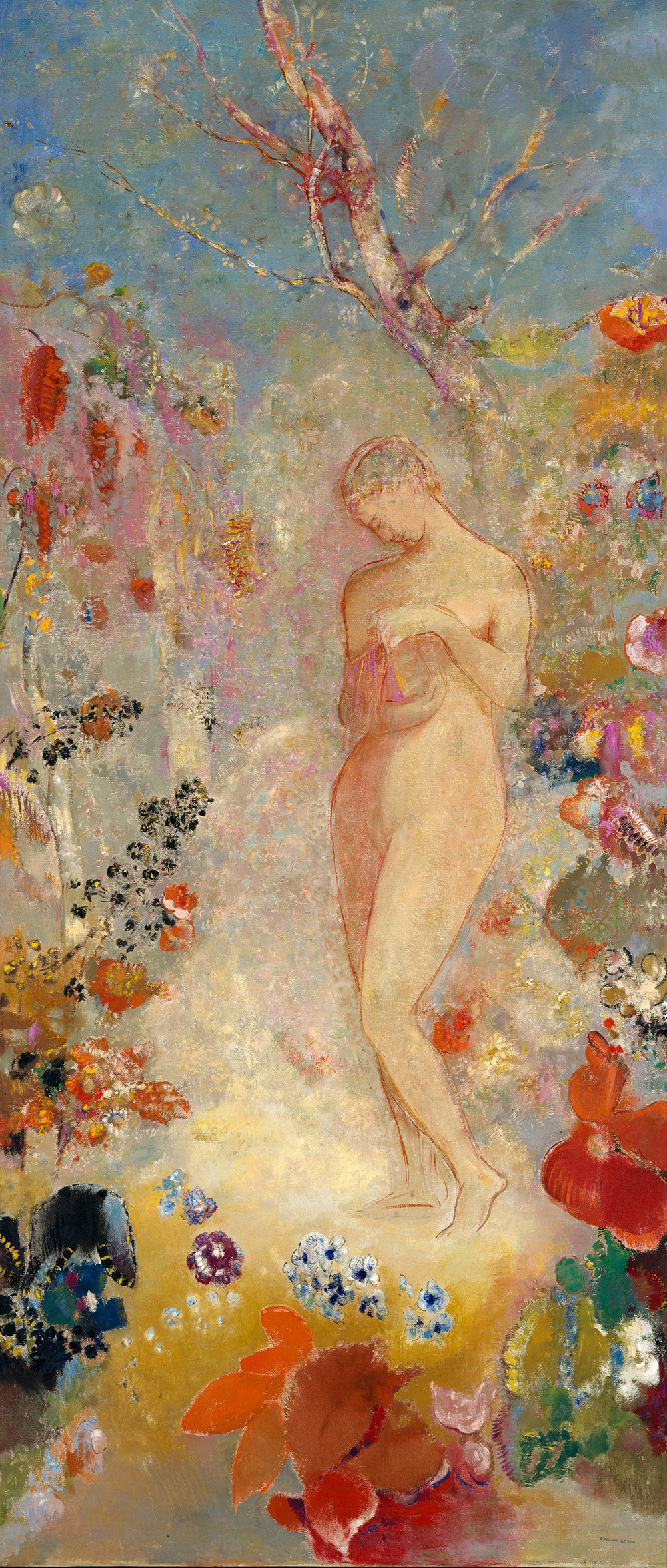 Pandora, by Odilon Redon, c. 1914 Pandora, by Odilon Redon, c. 1914