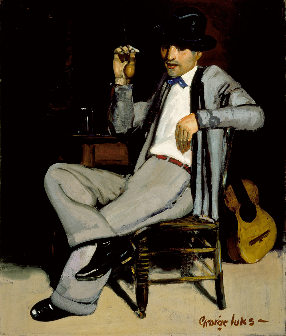 Pedro, by George Benjamin Luks, c. 1920. The Los Angeles County Museum of Art, Mr. and Mrs. William Preston Harrison Collection. Pedro, by George Benjamin Luks, c. 1920. The Los Angeles County Museum of Art, Mr. and Mrs. William Preston Harrison Collection.