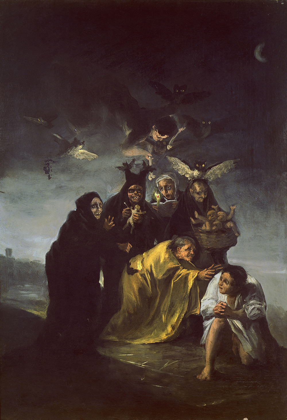 The Incantation or The Witches, by Francisco Goya, c. 1797. © Album / Art Resource, NY.