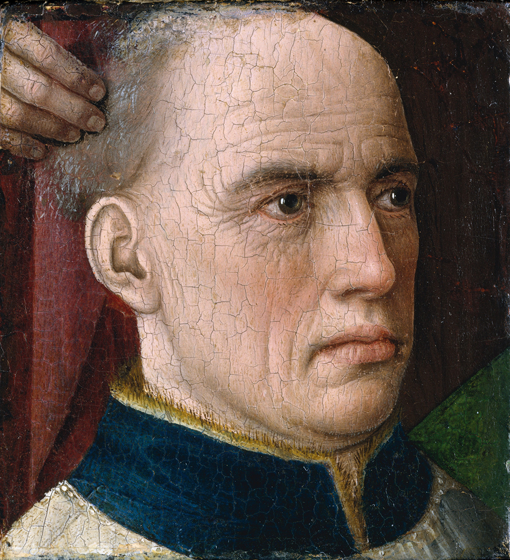 Head of a Donor, attributed to Albert van Ouwater, c. 1460. © The Metropolitan Museum of Art, Gift of J. Pierpont Morgan, 1917.