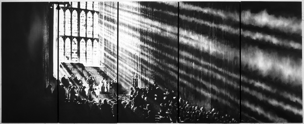 Untitled (Cathedral of Light), by Robert Longo, 2008