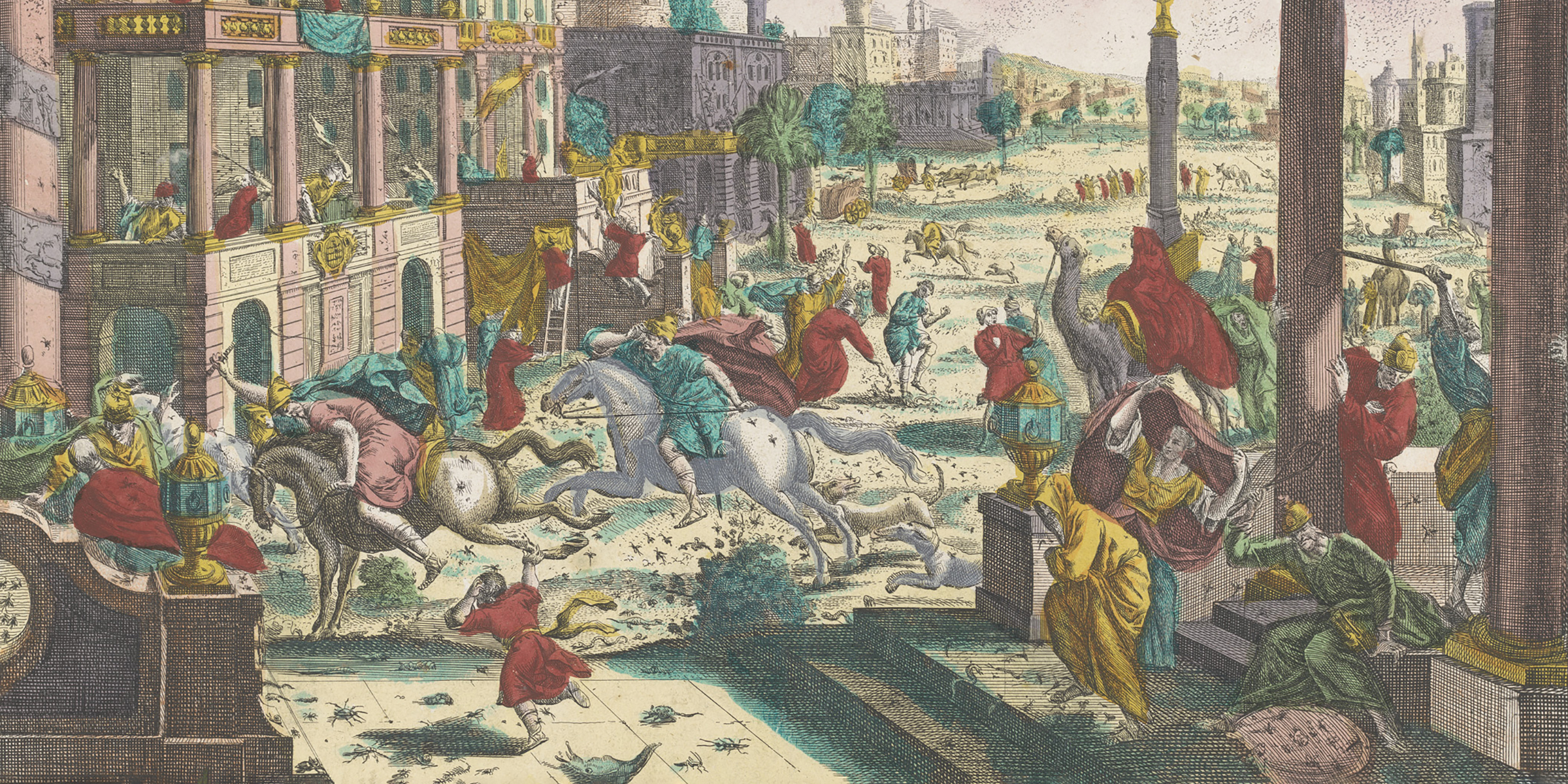 The Fourth Plague of Egypt, anonymous etching printed by the Kaiserlich Franziskische Akademie, c. 1779 The Fourth Plague of Egypt, anonymous etching printed by the Kaiserlich Franziskische Akademie, c. 1779