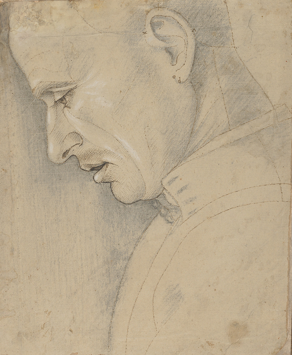 Head of a Man in Profile, by Luca Signorelli, c. 1495. © The Metropolitan Museum of Art, Robert Lehman Collection, 1975. Head of a Man in Profile, by Luca Signorelli, c. 1495. © The Metropolitan Museum of Art, Robert Lehman Collection, 1975.