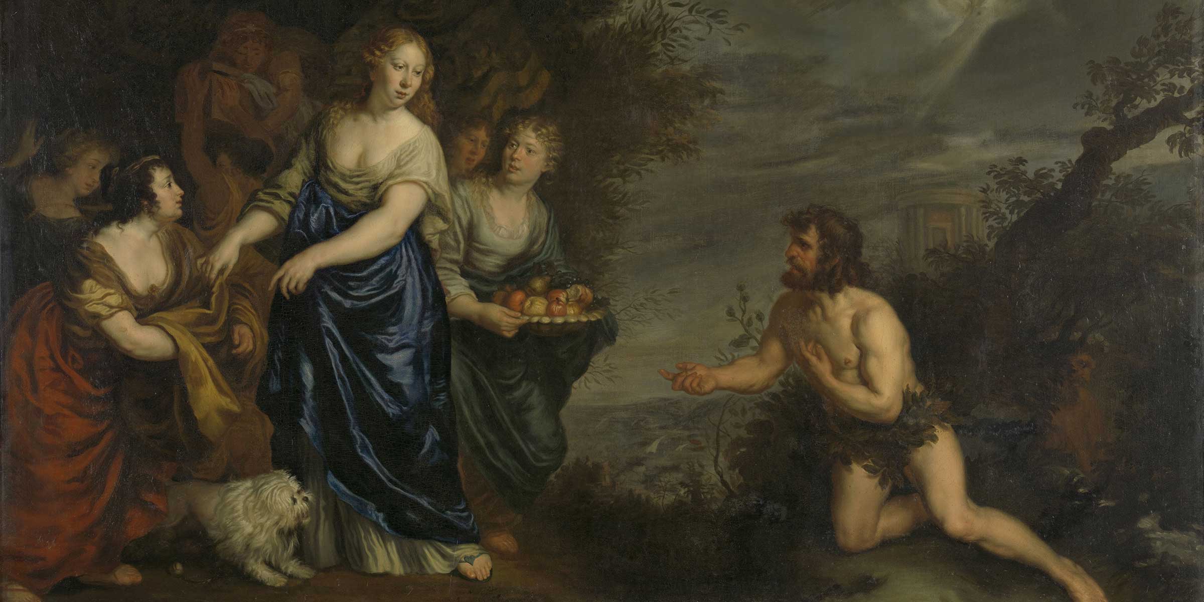 Odysseus and Nausicaa, by Joachim von Sandrart, mid-seventeenth century.