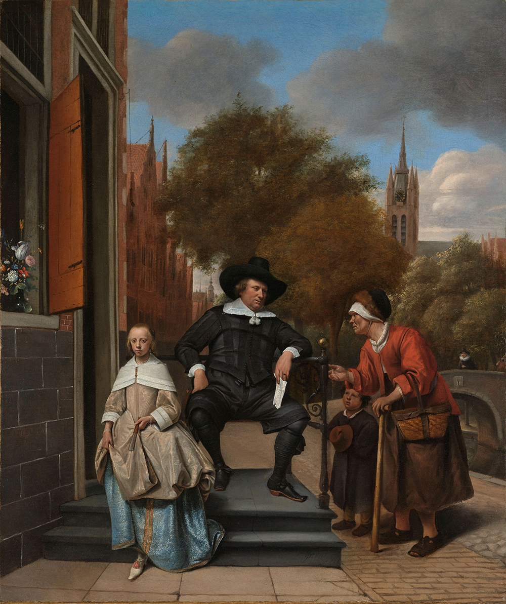 The Burgomaster of Delft and His Daughter, by Jan Havicksz Steen, 1655. Rijksmuseum. The Burgomaster of Delft and His Daughter, by Jan Havicksz Steen, 1655. Rijksmuseum.